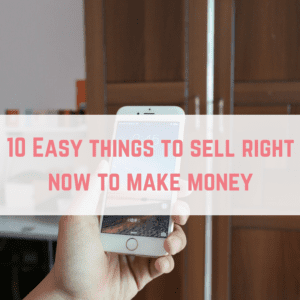 sell right now to make money