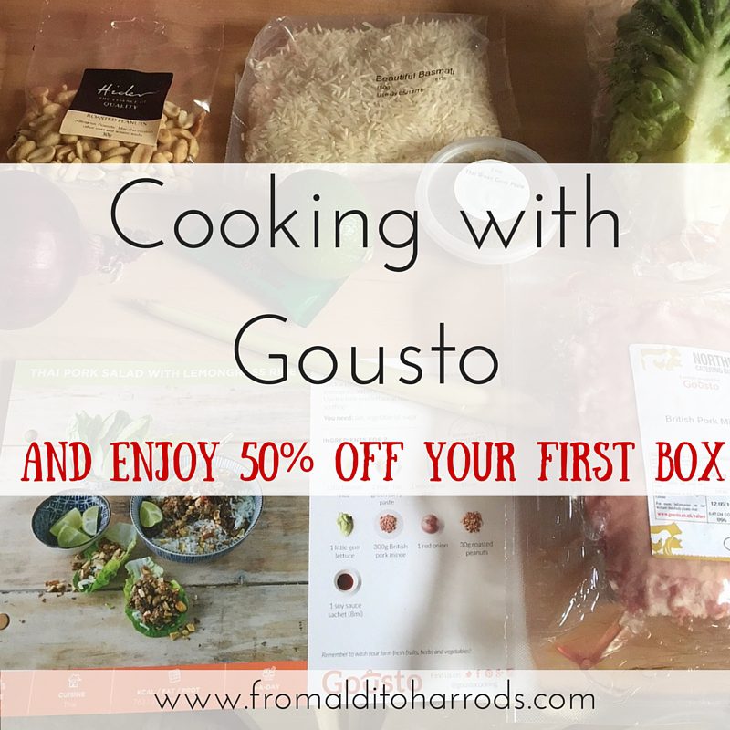 Cooking with Gousto