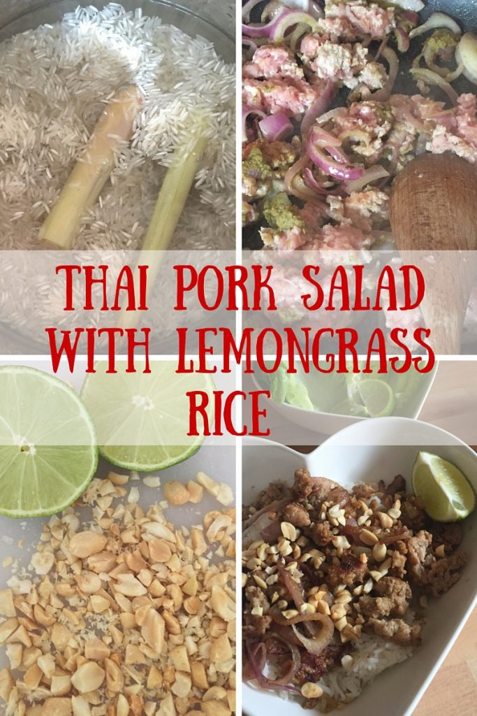Gousto Thai pork salad with lemongrass rice