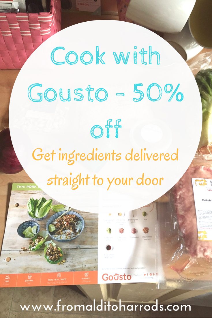 Gousto Cook with Gousto and get 50% off your first box today