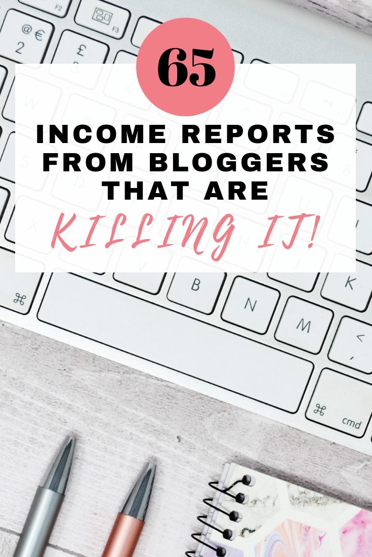 income reports from bloggers