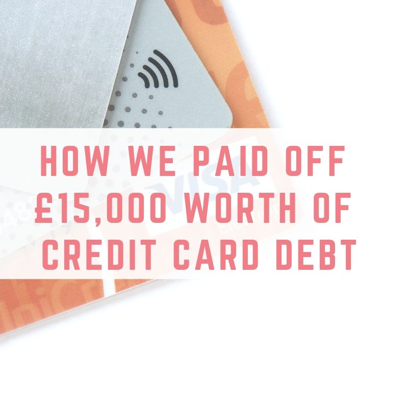 paid off £15,000 worth of credit card dept