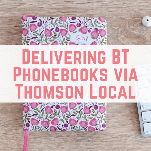 BT phone book delivery via Thomson Local Make Money Without A Job