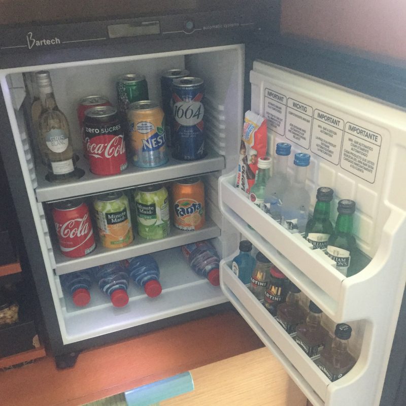 Disney Hotel New York minibar - Why you shouldn't go to Disneyland Paris