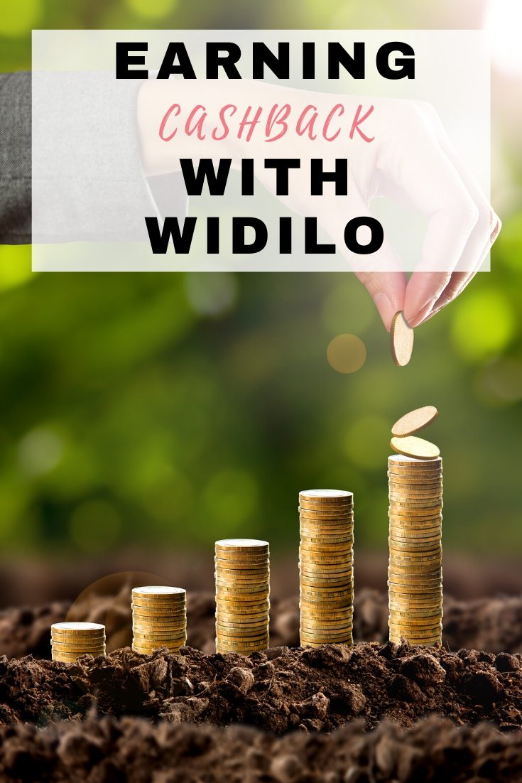Earning cashback with Widilo