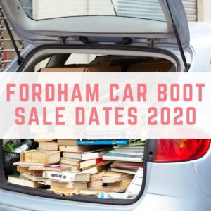 Fordham Car Boot Sale Dates 2020