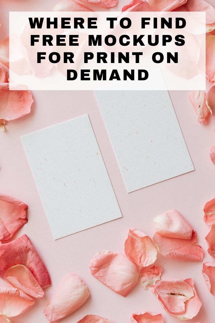 Where to find free mockups for print on demand