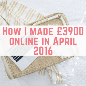 April 2016 online income report