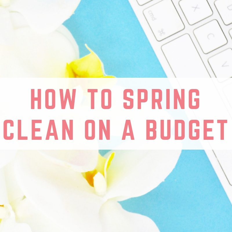 How to spring clean on a budget