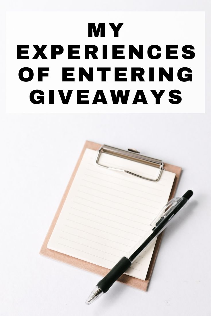 My Experiences Of Entering Giveaways