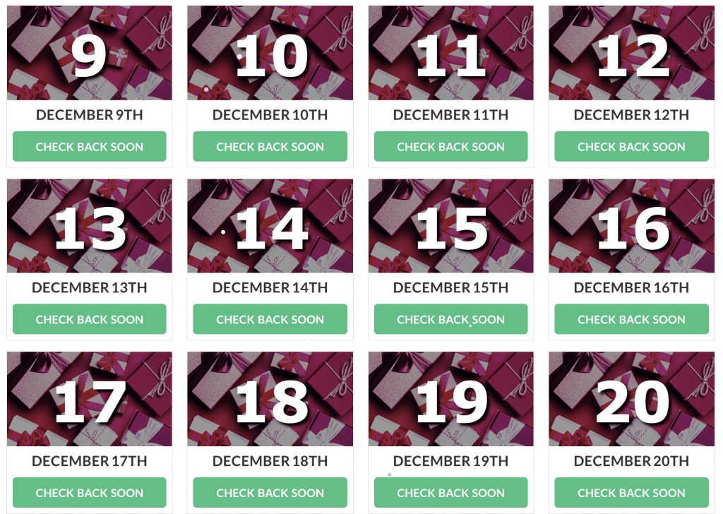 The OhMyDosh money advent calendar