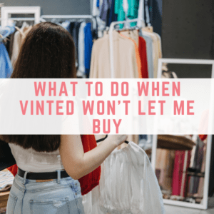 Vinted won't let me buy