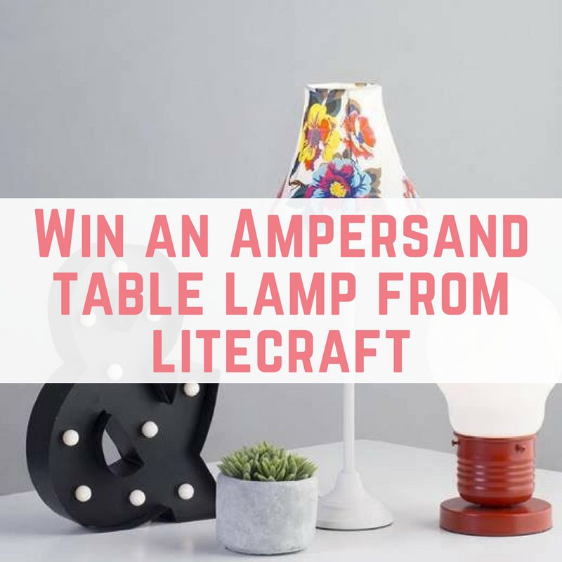 Win an Ampersand table lamp from litecraft