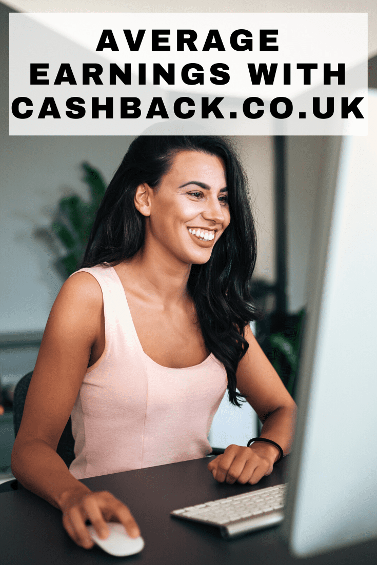 average earnings with cashback.co.uk