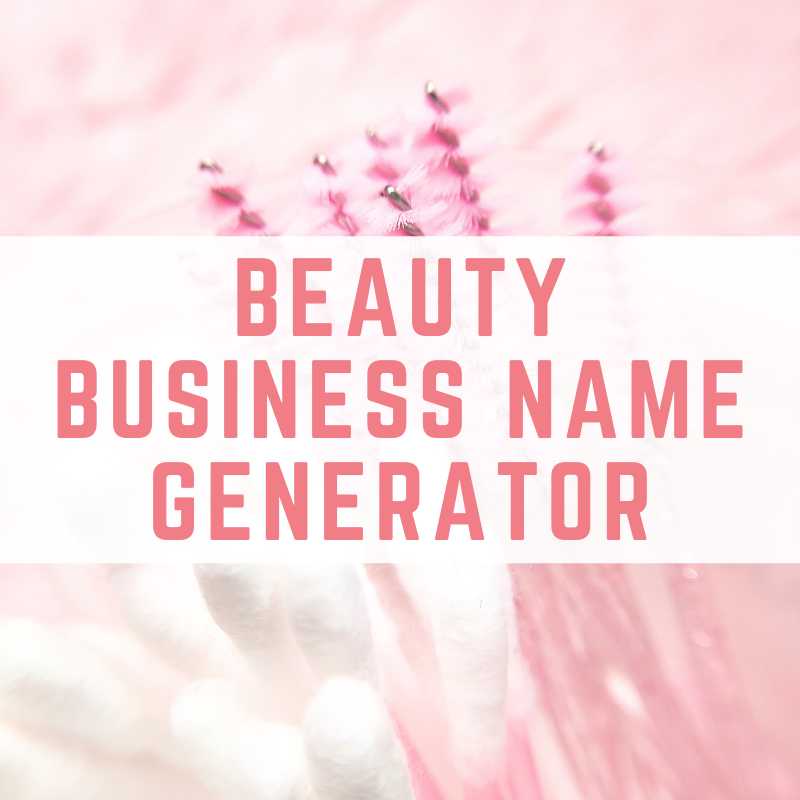 beauty business name generator