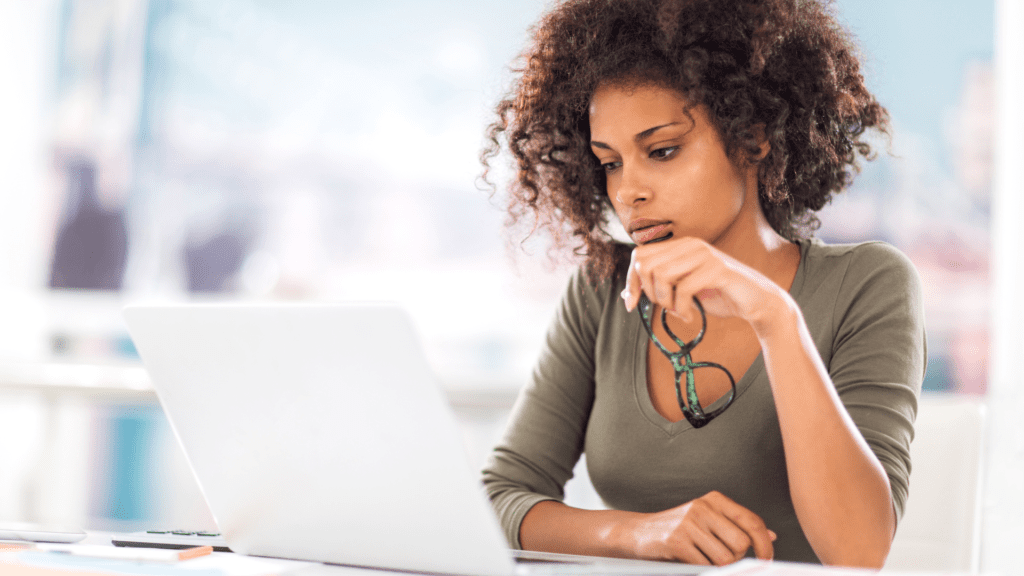 woman laptop