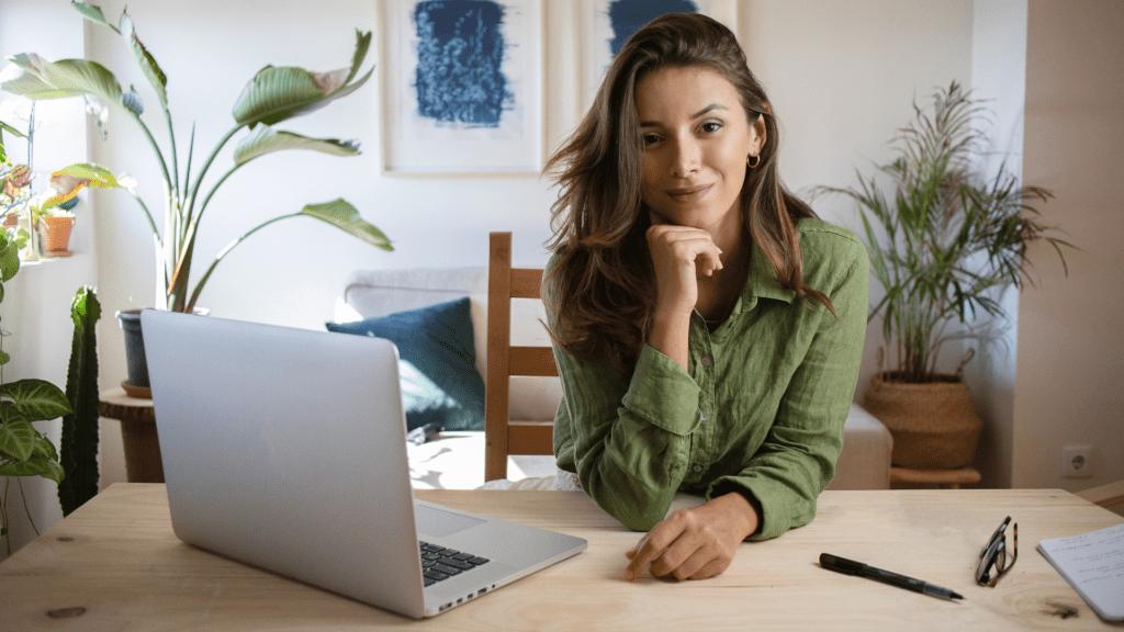 woman laptop