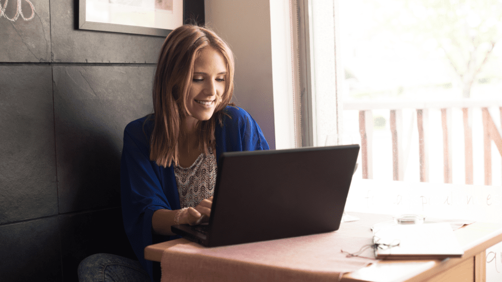 woman laptop