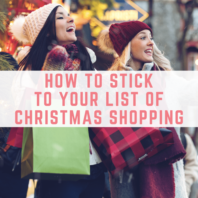 list of christmas shopping