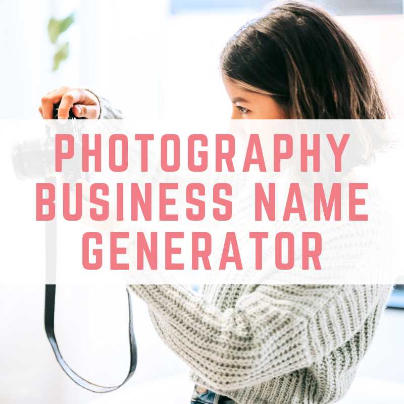 photography Business Name Generator
