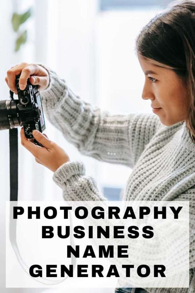 photography business name generator