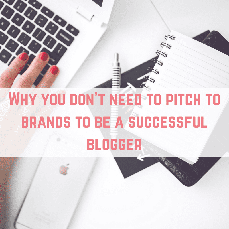 pitch to brands to be a successful blogger