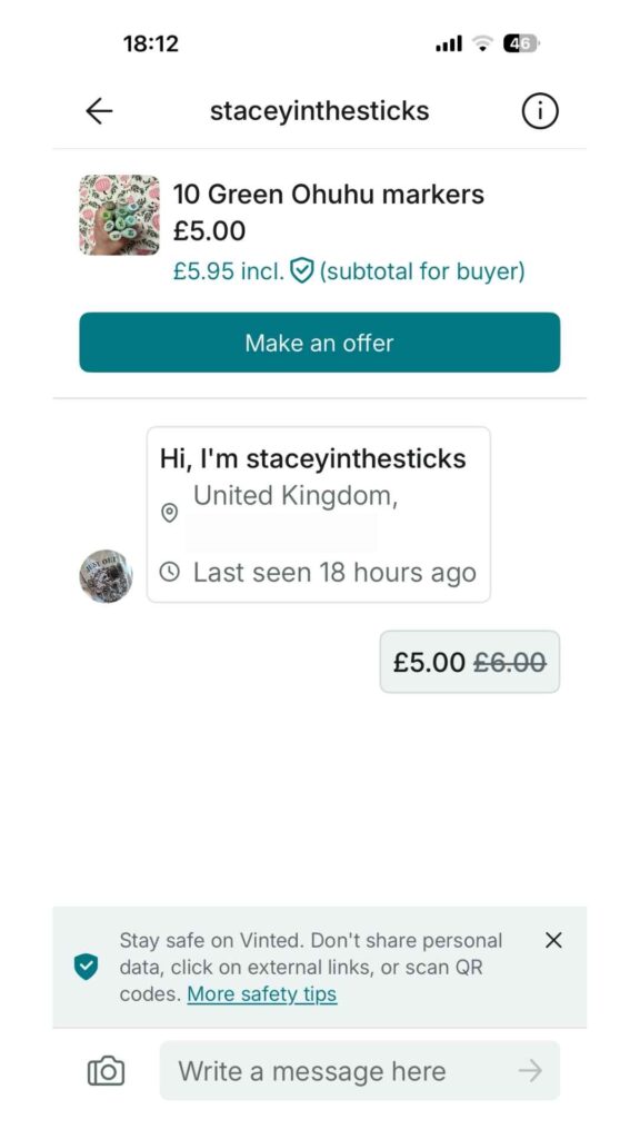 How to Send Offers on Vinted