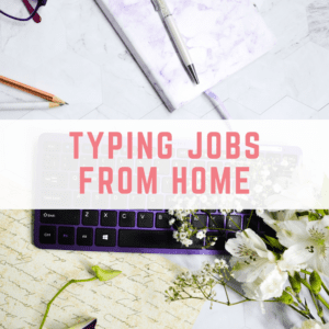 typing jobs from home