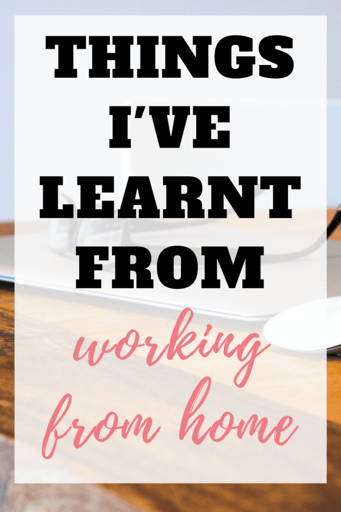working from home lessons